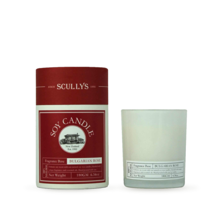  Lumânări din soia - Lumânare din Soia Trandafir, Scullys, 180 g, 40h