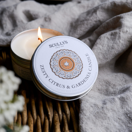 Lumânare Parfumată Zesty Citrus & Gardenia, Scullys, 150 g, 30h [1]