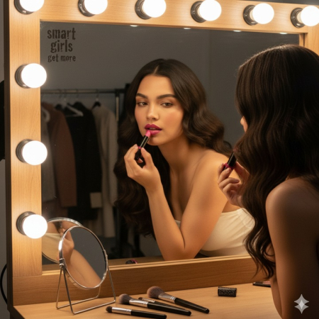 Ruj de buze cu pigment intens Smart Girls Get More, Colectia Long Lasting Love, rezistent la apa, One and Only [3]