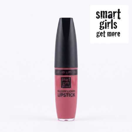 Ruj - Ruj Lichid de Buze cu Pigment Intens Smart Girls Get More, Colecția Long Lasting Love, Rezistent la Apă, nuanța Glossy 01