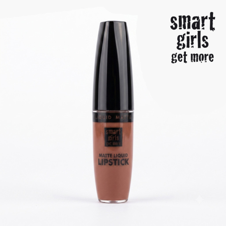 Ruj Lichid de Buze cu Pigment Intens Smart Girls Get More, Colecția Long Lasting Love, Rezistent la Apă, nuanța Matte Rush [0]