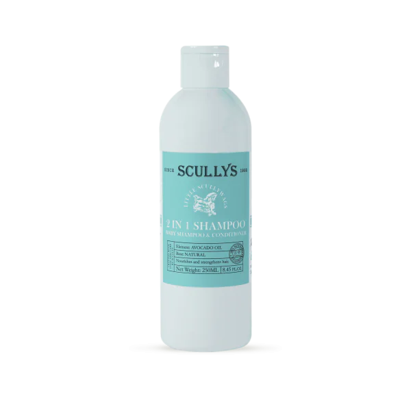 Mama și copilul  - Șampon 2 în 1 pentru bebeluși Baby, Scullys, 250 ml