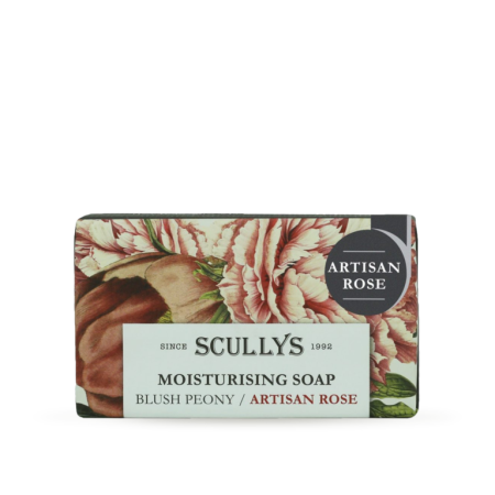  Săpun - Săpun Artizanal Scullys, Blush Peony Rose (Black), 150 g