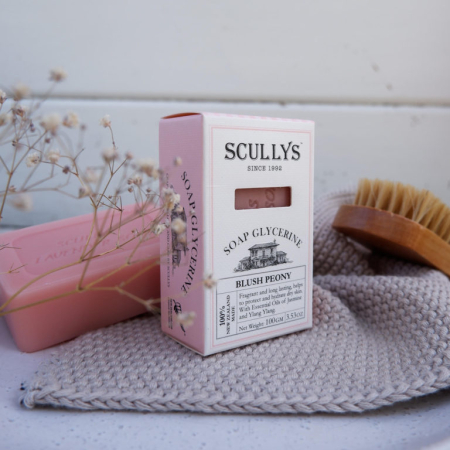 Săpun Glicerină Scullys, Blush Peony, 100 g [1]