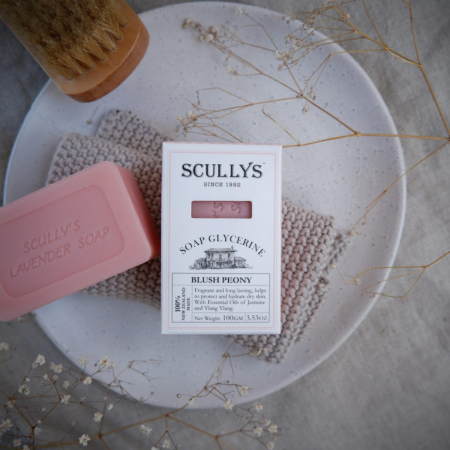Săpun Glicerină Scullys, Blush Peony, 100 g [2]