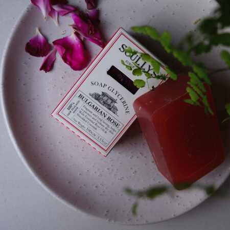 Săpun Glicerină Scullys, Trandafir, 100 g [2]