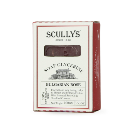  Săpun - Săpun Glicerină Scullys, Trandafir, 100 g