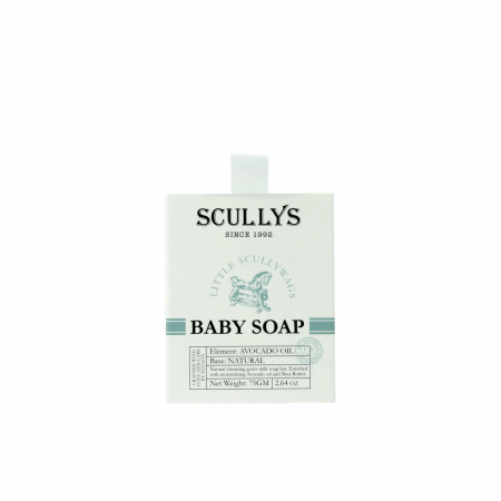 Mama și copilul  - Săpun Natural pentru bebeluși Baby, Scullys, 75 g (Boxed)