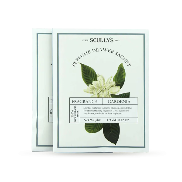 Home  - Set Pliculețe Parfumate Gardenia, Scullys, 2x12 g