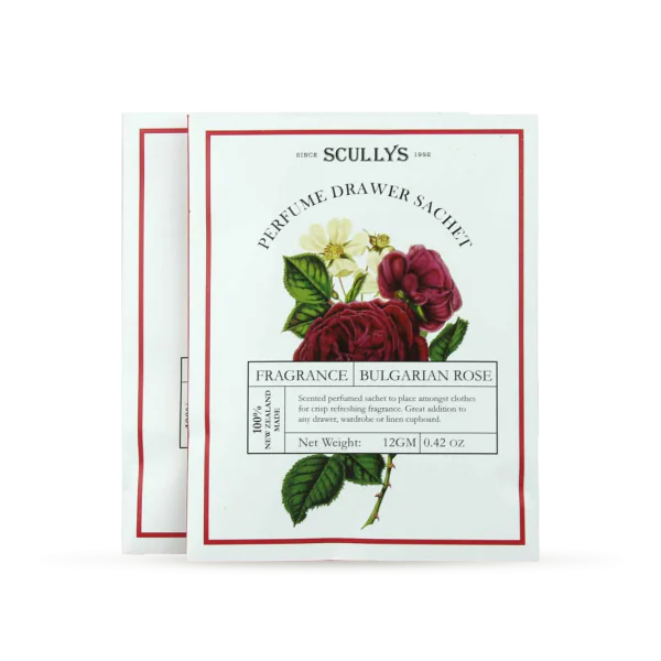  Pliculețe parfumate - Set Pliculețe Parfumate Trandafir Bulgăresc, Scullys, 2x12 g