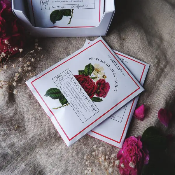 Set Pliculețe Parfumate Trandafir Bulgăresc, Scullys, 2x12 g [1]