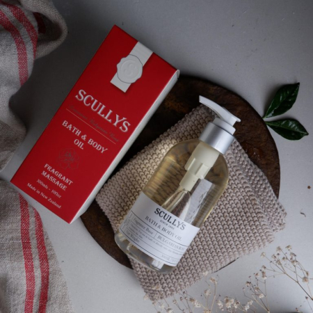 Ulei De Baie Și Corp Scullys, Trandafir, 300 ml [1]