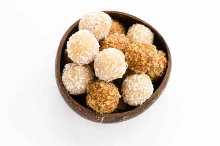 Pentru birou - Bomboane raw vegane - fără gluten, fără zahăr adăugat - 330 gr - Deserturi sănătoase GoVeggie
