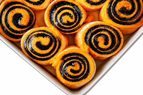 Halloween - Halloween Cinnamon Rolls vegan