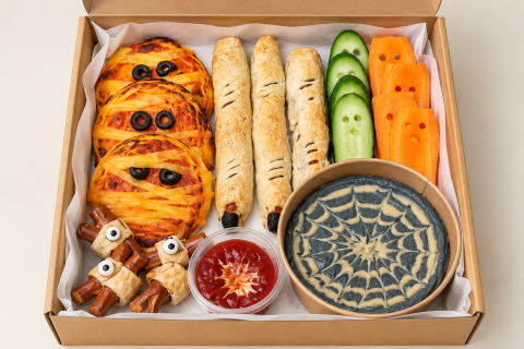 Halloween - Halloween Plant-Based Savory Box - Halloween Party GoVeggie