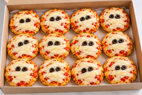 Mummy mini pizza vegan [1]