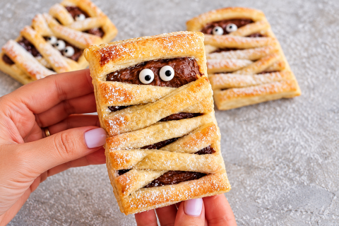 Mummy Pies - Placintele cu crema de ciocolata 6 buc [1]