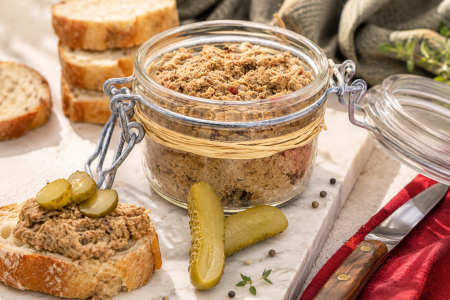 Platouri - Pâté Campagnard plant-based 500 gr (fără gluten) - Meniu de Sarbatori GoVeggie
