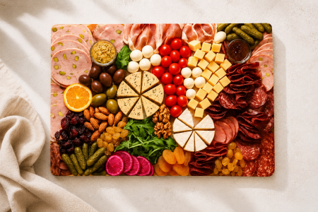Platouri - Platou Charcuterie & Brânzeturi Plant-Based Românesc 1,6 kg (fără gluten) - Meniu de Sarbatori GoVeggie