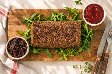 Terină de Sărbătoare cu jeleu de ceapă și chutney de merișoare 700 gr (fără gluten) - Meniu de Sarbatori GoVeggie [1]