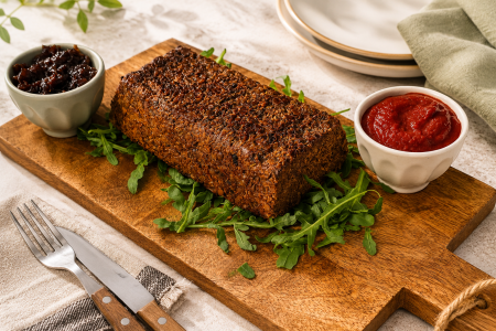 Platouri - Terină de Sărbătoare cu jeleu de ceapă și chutney de merișoare 700 gr (fără gluten) - Meniu de Sarbatori GoVeggie