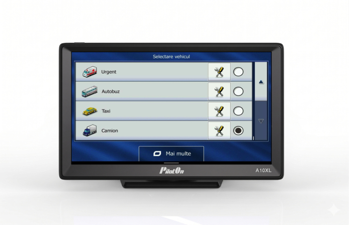 Sistem de Navigatie PilotOn A10XL - GPS Android 9 inch pentru Camion, 2GB RAM, Hărți Europa incluse [4]