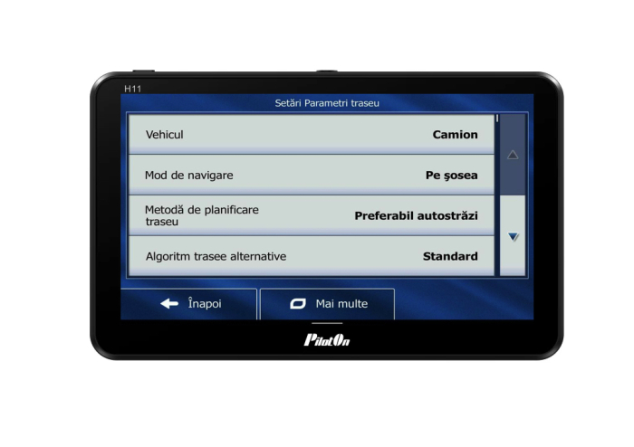 Sistem de Navigatie PilotOn H11 — GPS 7 inch cu Cameră DVR Full HD pentru Camion, Hărți Europa incluse [5]