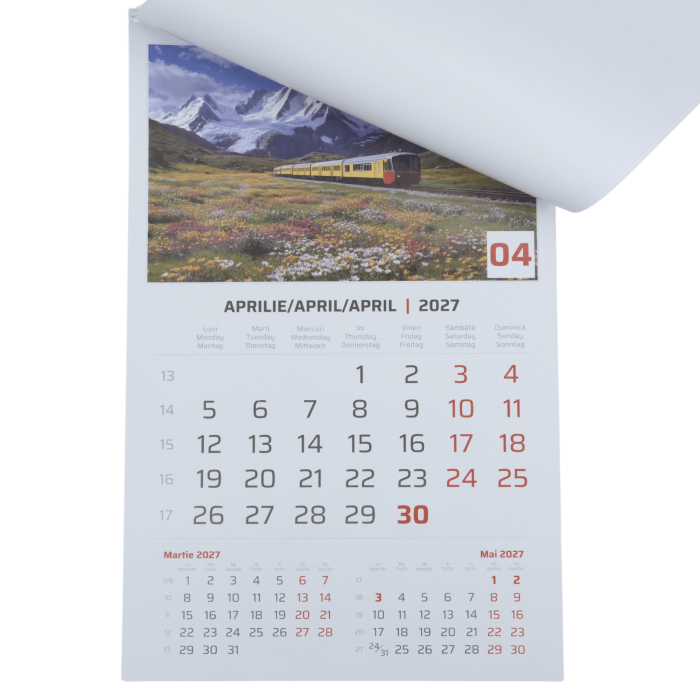 Calendar triptic de perete, cu imagini [3]