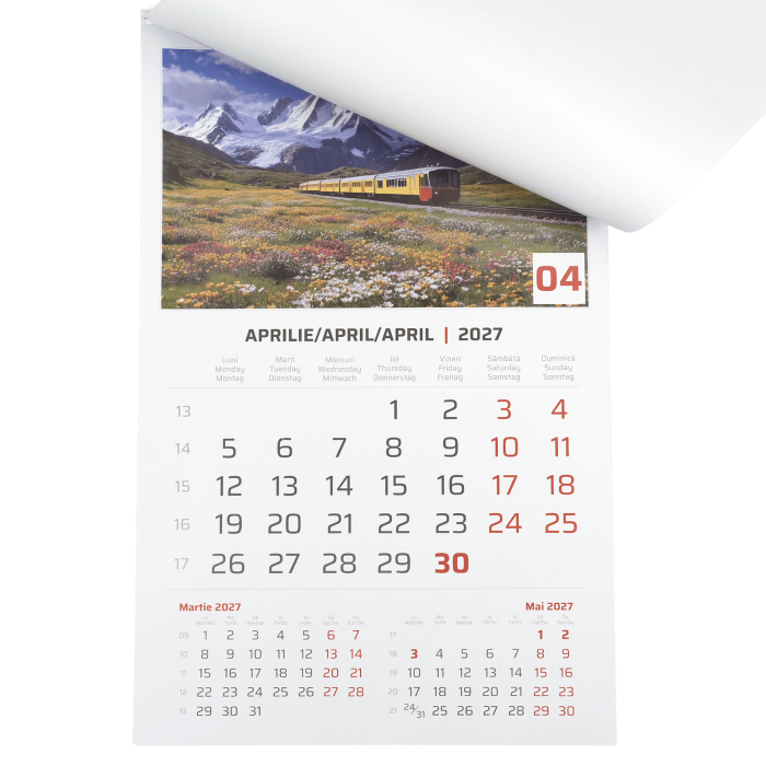 Calendar triptic de perete, cu imagini [4]