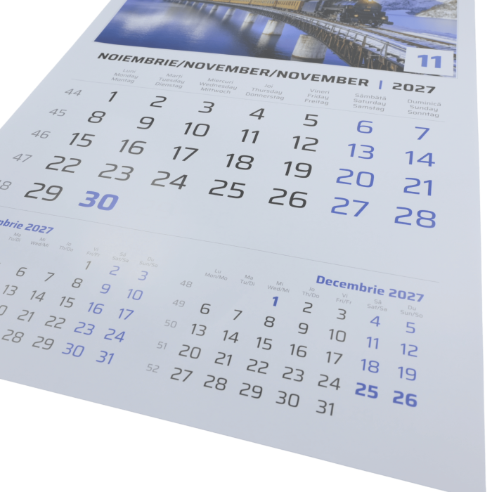 Calendar triptic de perete, cu imagini, personalizat [4]