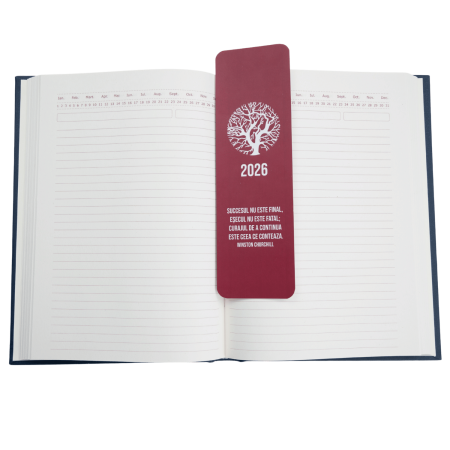 Agendă A5 copertă imitație de piele personalizată [2]
