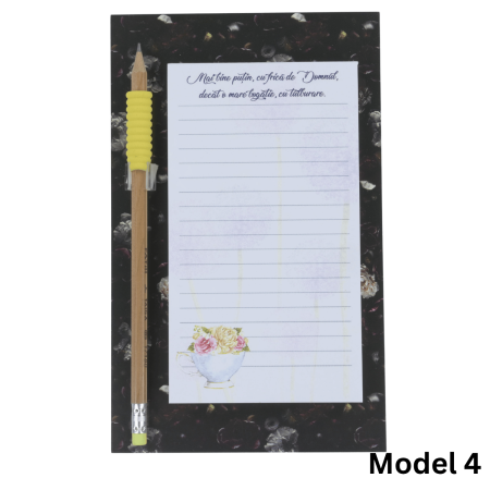 BlocNotes citate, pentru frigider, fără citate, cu creion [7]