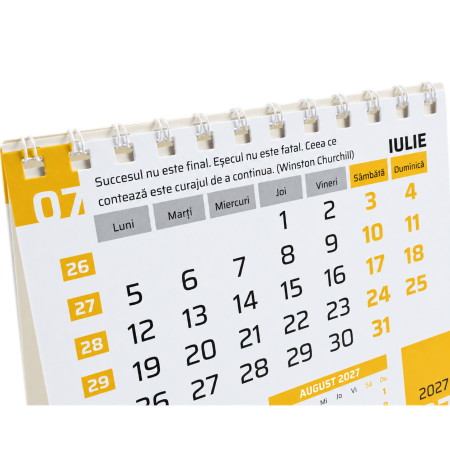 Calendar de birou portocaliu [1]