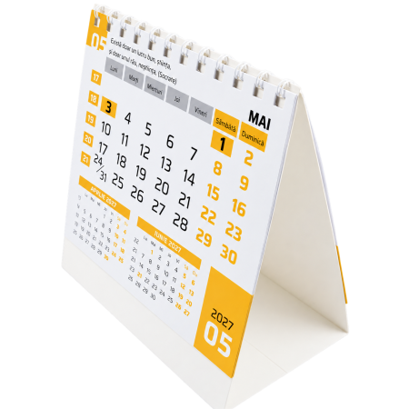Calendar de birou portocaliu [2]