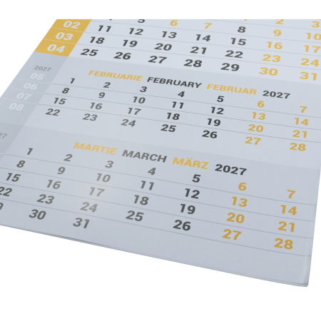 Calendar de perete 4 luni spirală, personalizat [1]