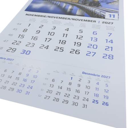 Calendar triptic de perete, cu imagini, personalizat [3]