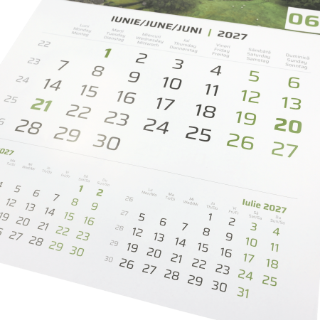 Calendar triptic de perete, cu imagini, personalizat [1]