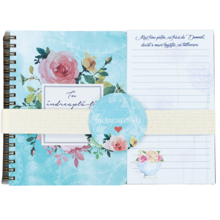 Set cadou notes spiralat & blocnotes [6]