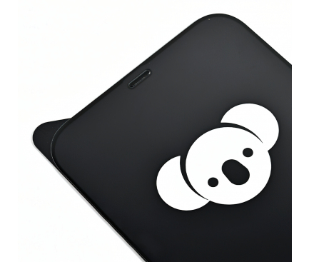Folie de protectie Ecran Privacy Bear pentru Apple iPhone 17 Pro, Sticla Securizata, Full Glue [3]