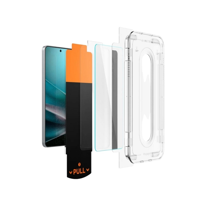 Folie sticlă pentru iPhone 17 Pro / 17 / 16 Pro Spigen Glas.tR EZ FIT Pro [6]