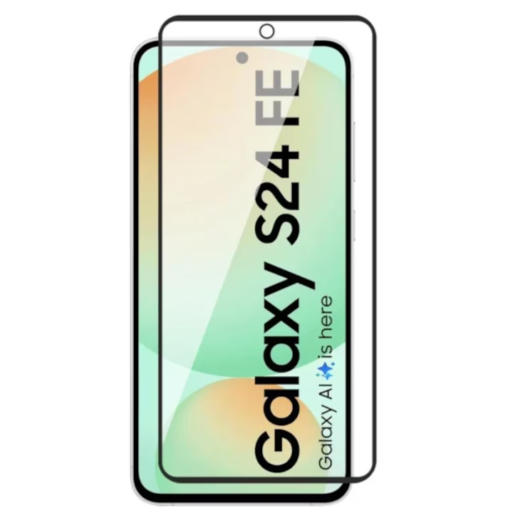 Folie sticlă pentru Samsung Galaxy S24 FE, Sticla Securizata, Ultra HD, Protectie 9H, Montare Simpla, SKYDDAR 111D - Transparent [2]