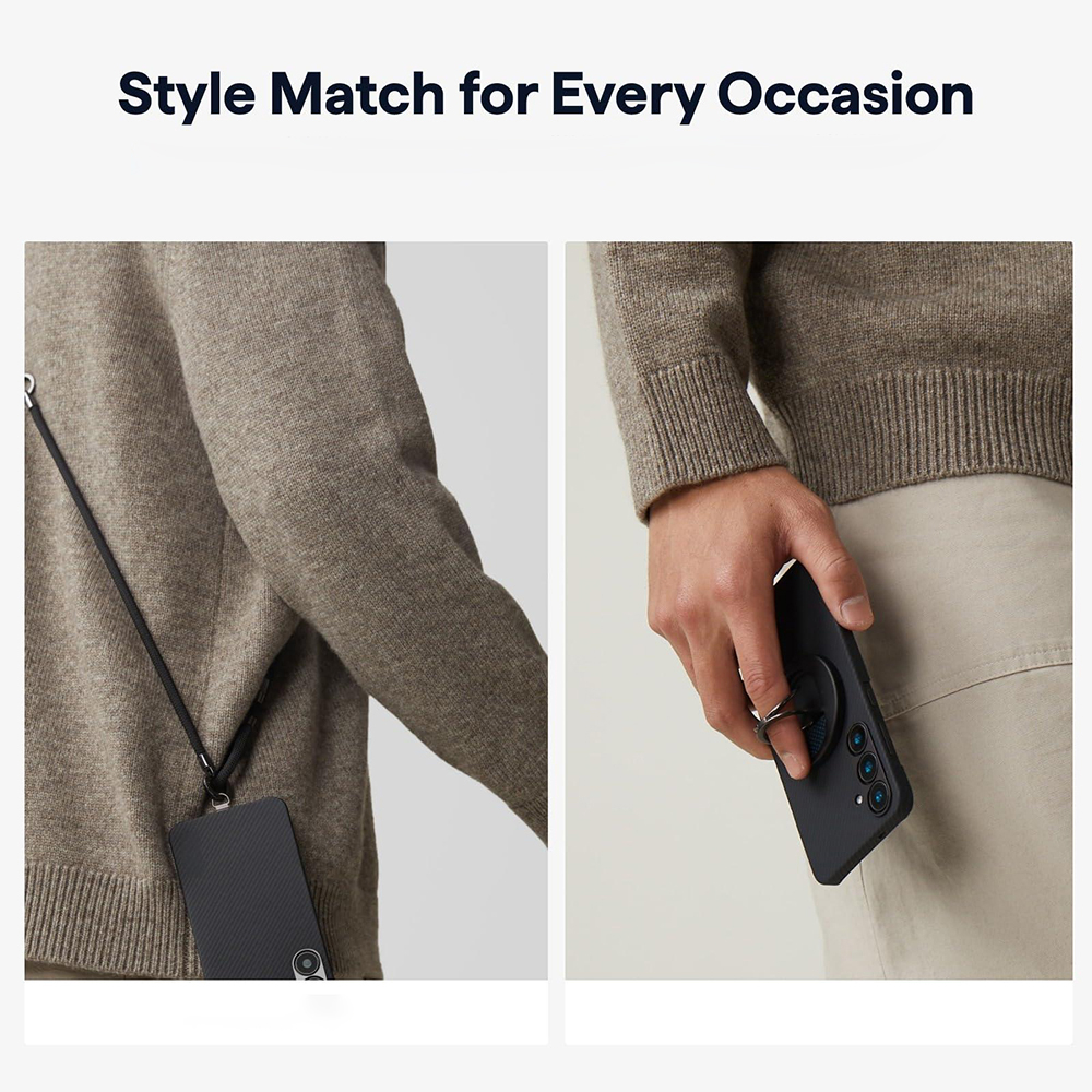 Husa Aramid Fiber MagSafe - iPhone 16 - Black [5]