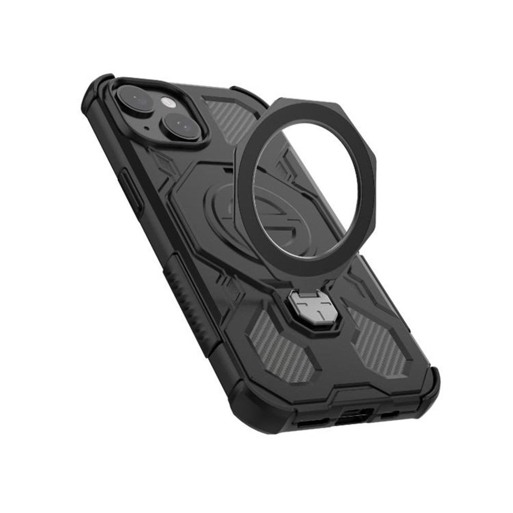 Husa Carbon Shield Black iPhone 15 - Black [4]