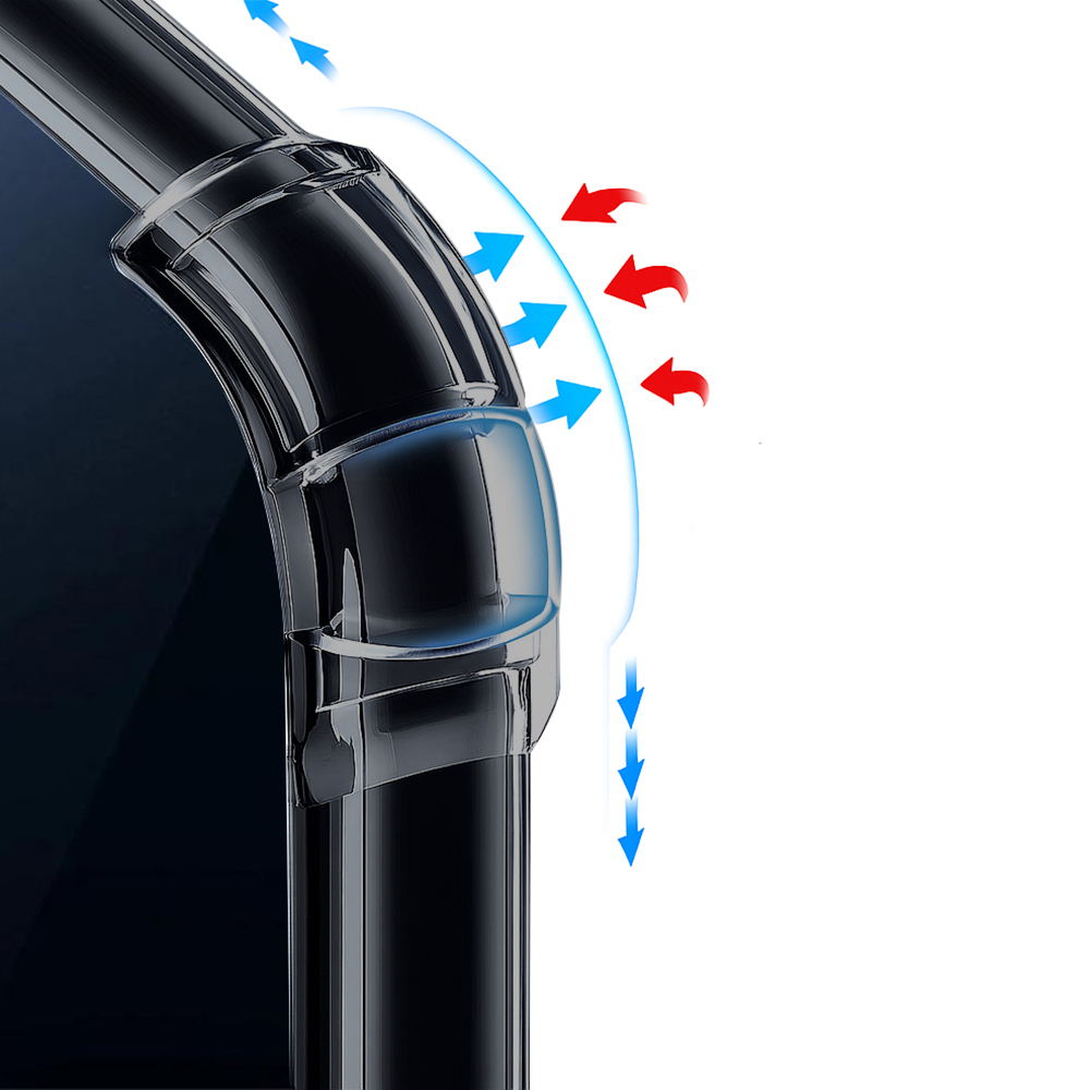 Husa Cu Grad Ridicat de Protectie pentru Samsung Galaxy A56, protectie Anti stoc, Crystal Clear, Smoke Black, Negru [2]