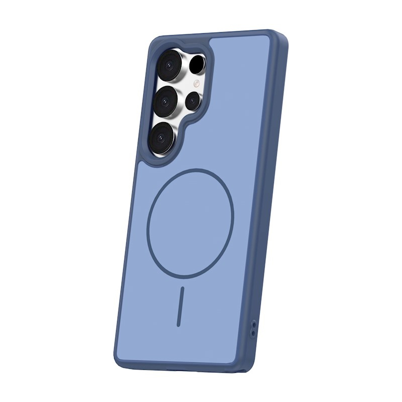 Husa cu magnet pentru Samsung Galaxy S25 Ultra, Magnetic Defense Remastered, Albastru inchis [2]