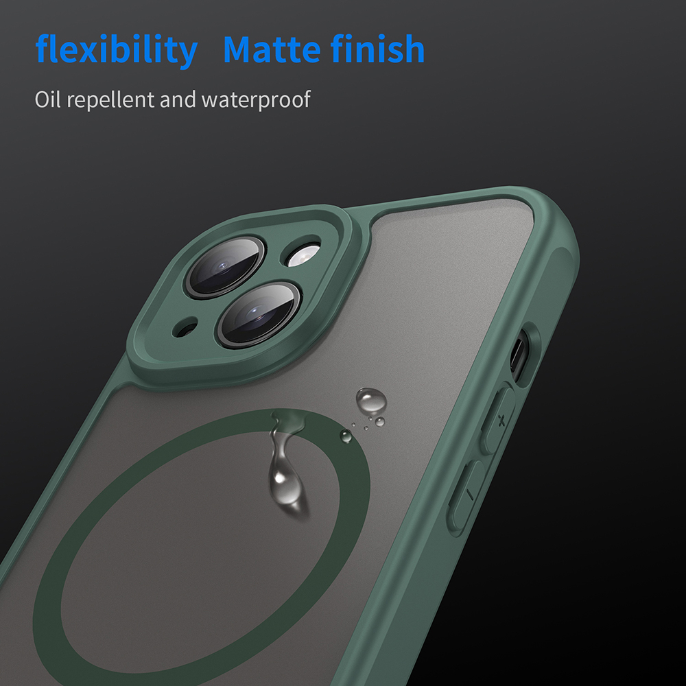 Husa HaloFrost II MagSafe  pentru Phone 15 - Green - Verde [6]