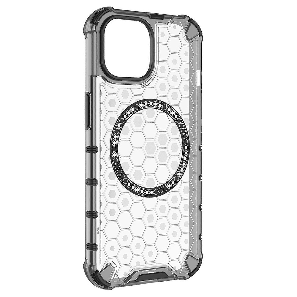 Husa HoneyComb MagSafe - iPhone 15 -Grey - Gri [4]