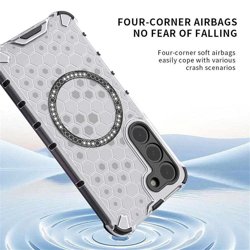 Husa HoneyComb MagSafe - iPhone 15 -Grey - Gri [3]