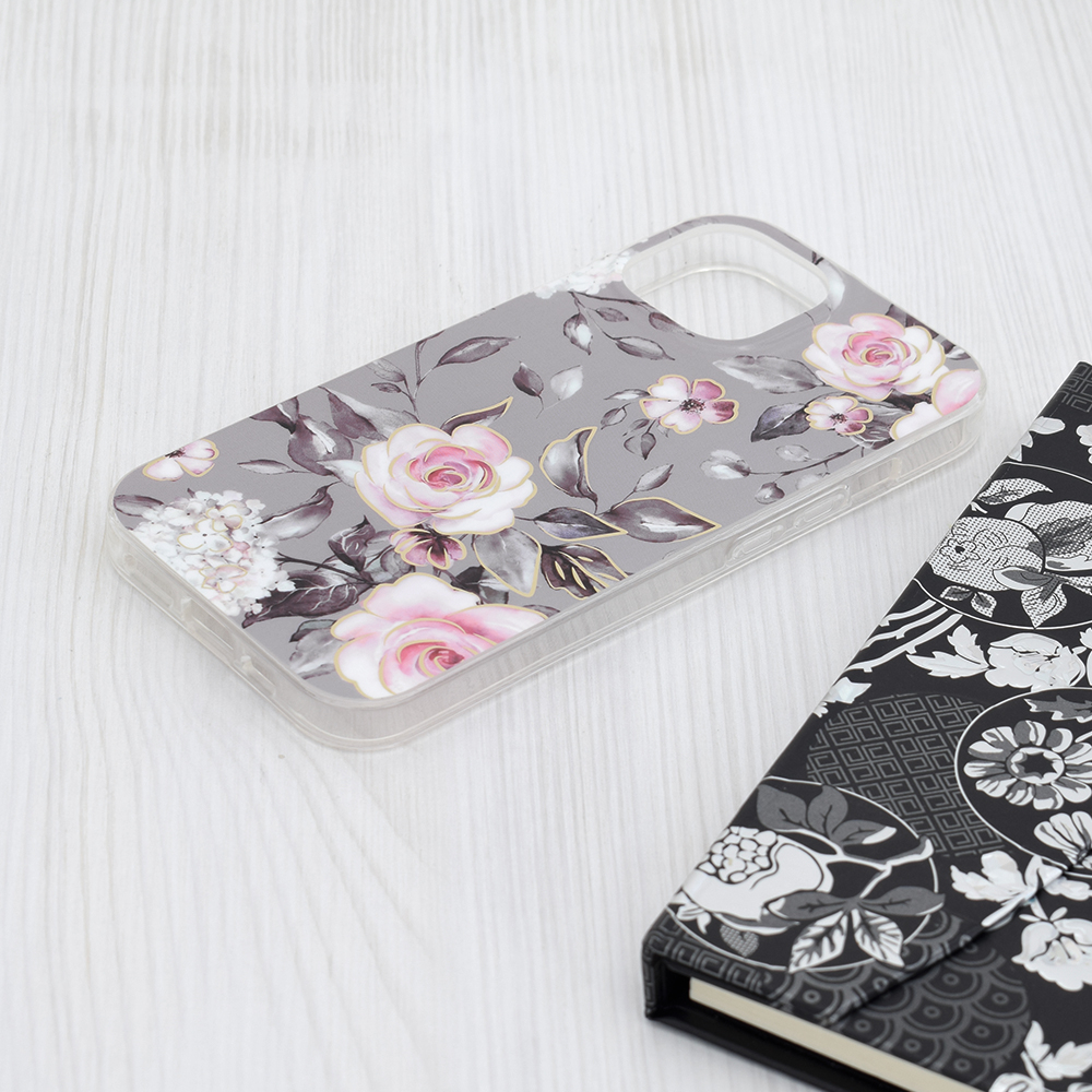 Husa Marble Series - iPhone 15 - Bloom Ruth Gray [3]