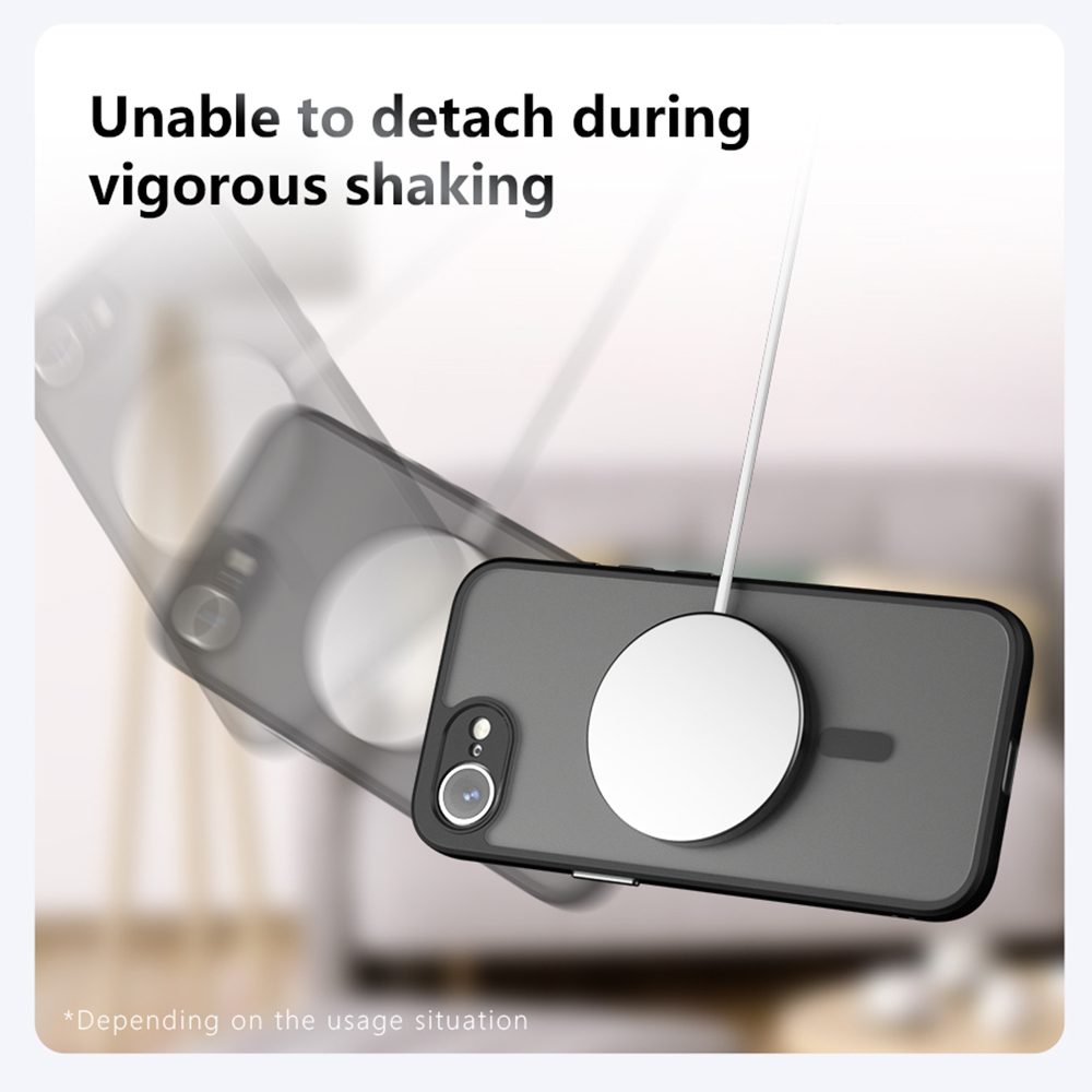 Husa PureFrost MagSafe iPhone 15 - Frosted Black [5]